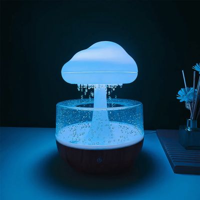 Rain Cloud Night Light Humidifier with Raining Water