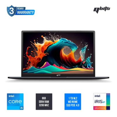 Qbits Sigma X2 Laptop Intel® Core™ i5-1240P (4.40 GHz 12 MB Cache) with 8 GB RAM and 1TB M.2 Western Digital NVMe SSD_img_0
