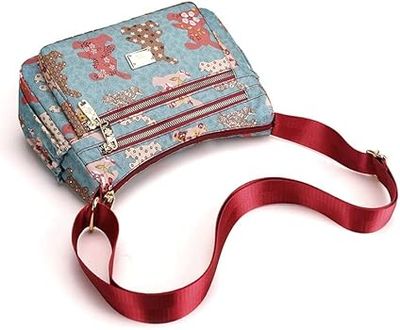 New Korean Flower Pattern Women/Ladies Stylish Travel Shoulder Bag_img_2
