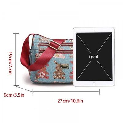 New Korean Flower Pattern Women/Ladies Stylish Travel Shoulder Bag_img_3