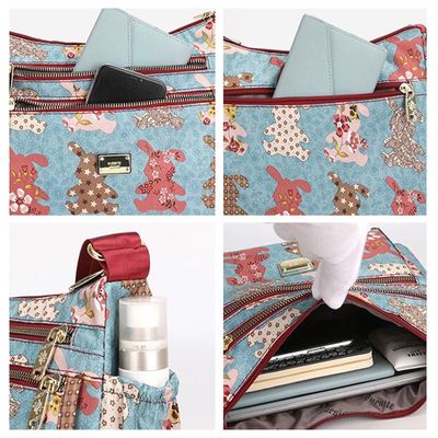 New Korean Flower Pattern Women/Ladies Stylish Travel Shoulder Bag_img_5