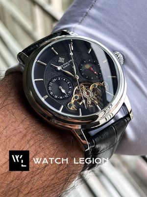 PATEK AUTO BLACK BELT SILVER CASE V4_img_2