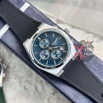 Tissot PRX Chronograph || Active || Silicon Strap ||Blue dial_img_1