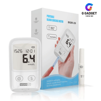GearUP BGM-20 Diabetes Measuring Machine/ Blood Glucose Meter With 25 Test Strips_img_0