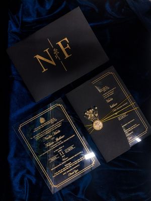 Modern – Acrylic Invitation Set