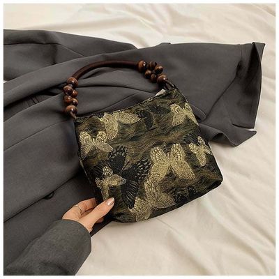 New summer fashion versatile single shoulder bagAvailable in stock Material: Cotton Fabric_img_1