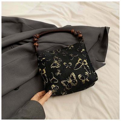 New summer fashion versatile single shoulder bagAvailable in stock Material: Cotton Fabric_img_4