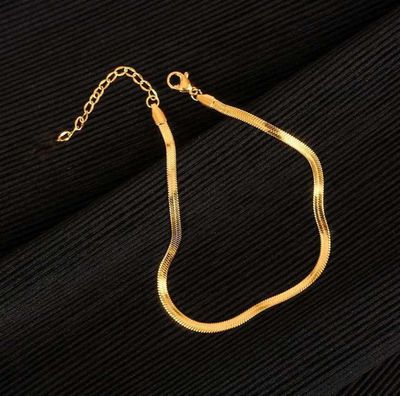 Flat chain anklet simple PayelGood quality_img_0