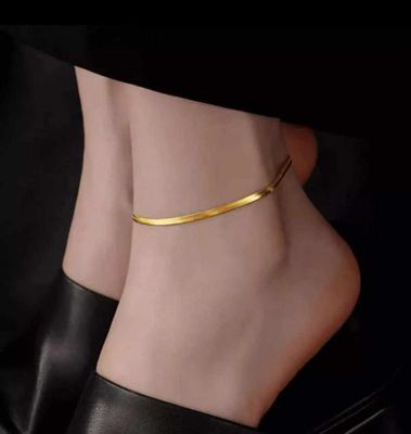 Flat chain anklet simple PayelGood quality_img_2