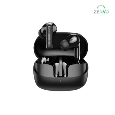 Geeoo T6 Pro Heavy Bass Wireless Earbuds – Black_img_1