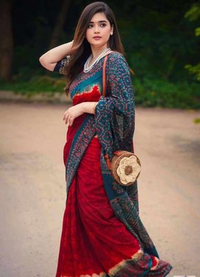 Premium Tersel Silk Batik Saree_img_0