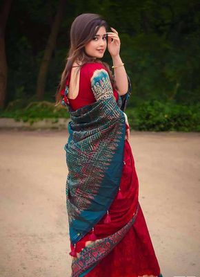 Premium Tersel Silk Batik Saree_img_3