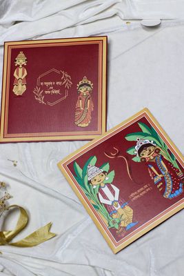 Hindu wedding Invitation Set