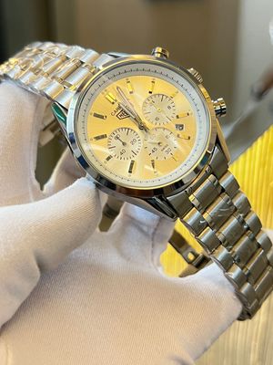 Tag Heuer 3 Chrono Full White Chain_img_0