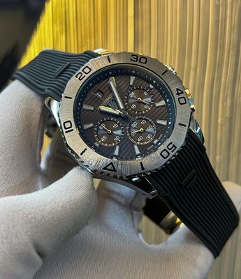 Tag Heuer Aquaracer Grey Waffle Dial Grey Belt AA_img_0