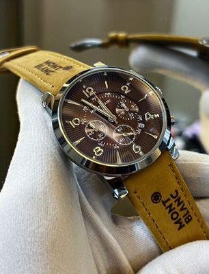 Mont Blanc Brown Dial Mustard Belt AA_img_0