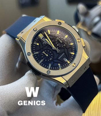 Hublot Spider Blue Dial Blue Belt AA_img_0