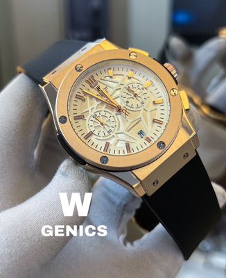 Hublot Spider White Dial Rose Gold Case AA_img_0