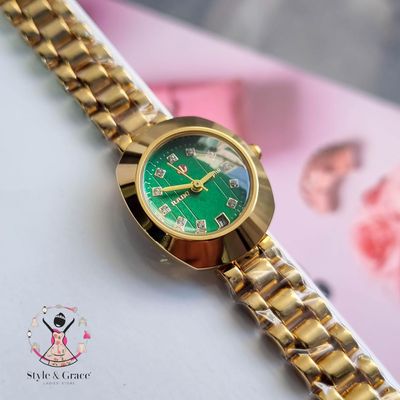 Rado GOLD With Green Dial with Stone_img_0