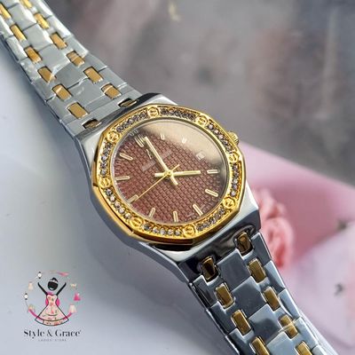 Audemars Piguet  Royal Oak Dual Tone || Red Dial_img_1