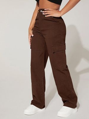 Brown Cargo Denim_img_3