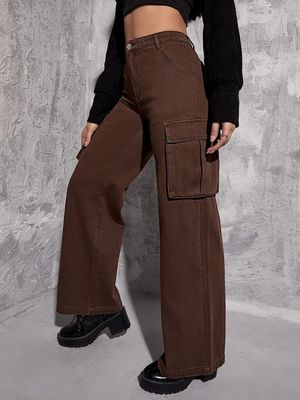 Brown Cargo Denim_img_1