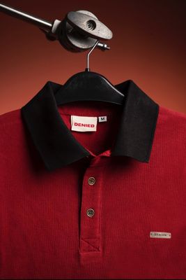 DENIED Premium Polo - Maroon_img_2