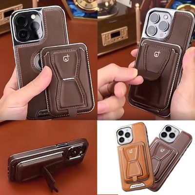 Leather Wallet Stand Phone Case For Iphone_img_0