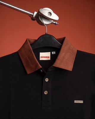DENIED Premium Polo - Dark Black_img_2