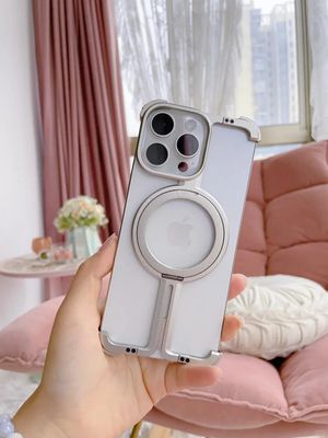 Metal Frameless Magnetic Holder Phone Case_img_3