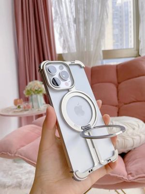 Metal Frameless Magnetic Holder Phone Case_img_2