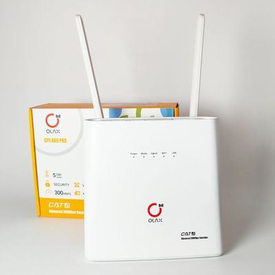 OLAX AX9 Pro 300Mbps 4G SIM Supported WiFi Router with 4000mAh in Built Battery – White Color_img_2