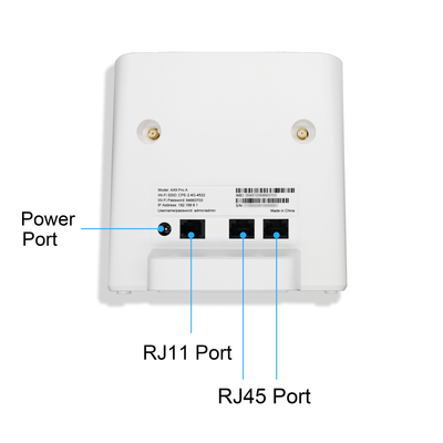 OLAX AX9 Pro 300Mbps 4G SIM Supported WiFi Router with 4000mAh in Built Battery – White Color_img_3