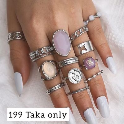 13 piece ring set. 🖤_img_0