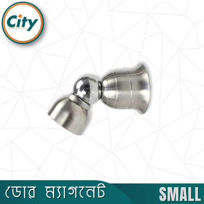 ১ পিস স্টেইনলেস স্টিলের ডোর স্টপার ম্যাগনেট ক্যাচ সহ বেল মডেল ছোট আকারের ডোর ম্যাগনেট_img_2