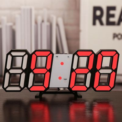3D LED Digital Wall Clock with Alarm & Temperature Display_img_0
