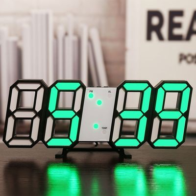 3D LED Digital Wall Clock with Alarm & Temperature Display_img_1
