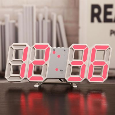 3D LED Digital Wall Clock with Alarm & Temperature Display_img_2