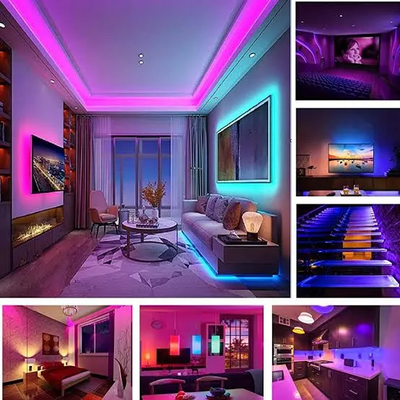 NNK LED Strip Light RGB Waterproof Remote Control Charging For Overall Home Decoration LED light._img_2