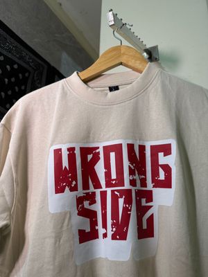 Men’s Heavyweight Drop Shoulder T-Shirt in Cream_img_1