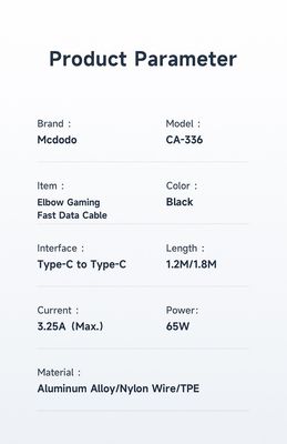 Mcdodo CA336 65w Gaming Type-C To Type-C Cable_img_10
