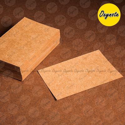 100 Pieces (3 inch x 2 inch) Mini Blank Brown Kraft Card - 400GSM_img_0