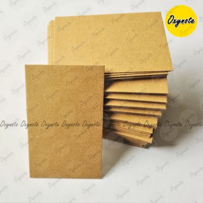 100 Pieces (3 inch x 2 inch) Mini Blank Brown Kraft Card - 400GSM_img_1