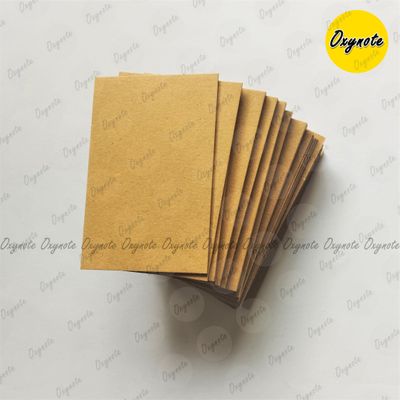100 Pieces (3 inch x 2 inch) Mini Blank Brown Kraft Card - 400GSM_img_2