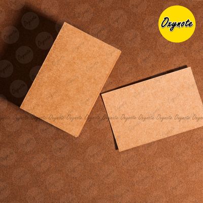 100 Pieces (3 inch x 2 inch) Mini Blank Brown Kraft Card - 400GSM_img_5