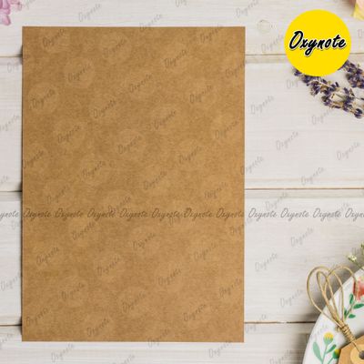 Blank Kraft Card by OXYNOTE - 25 Cards - 400GSM_img_2