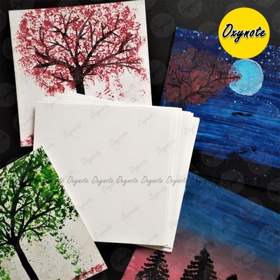 Drawing Cards For Acrylic & Poster Color Painting by OXYNOTE_img_3
