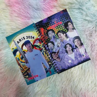 Small Notebook-Purple Dress OT7 and Jin_img_0