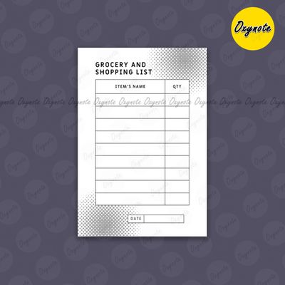 Checklist / Wishlist / List / Grocery & Shopping List (Mini Size) by OXYNOTE - 3.8 x 2.6 inch - 50 Sheets_img_6