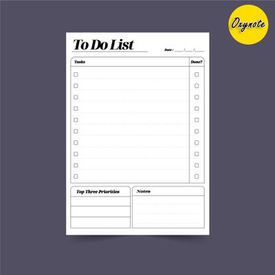To Do List by OXYNOTE_img_1
